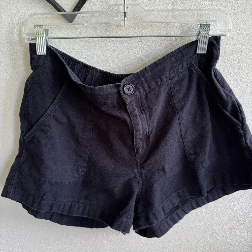 🔥 4 for $20 DEAL 🔥Roxy Black Cotton Shorts – Size XL , Worn, Comfy Fit - Picture 3 of 11